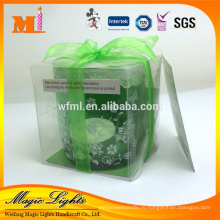 Индивидуальная подарочная упаковка для свечи tealight с держателем Цвет стекла 